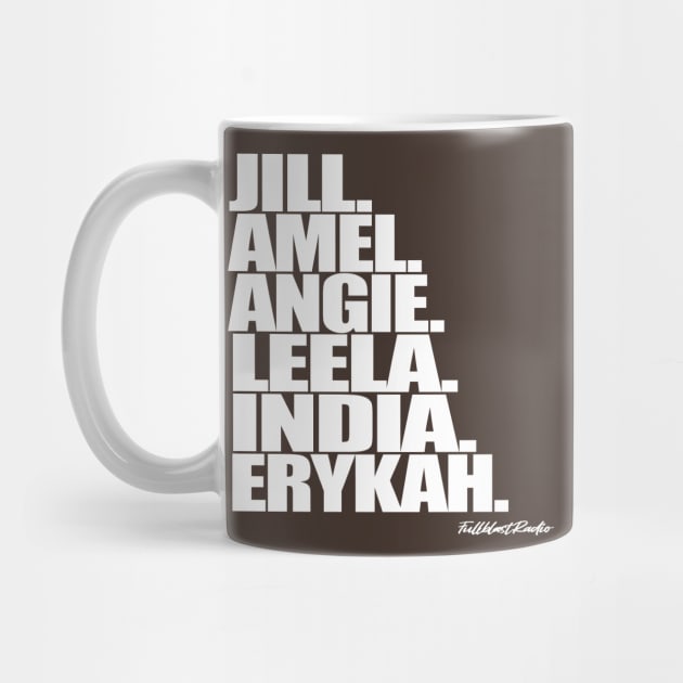 Jill. Amel. Angie. Leela. India. Erykah. by StrictlyDesigns